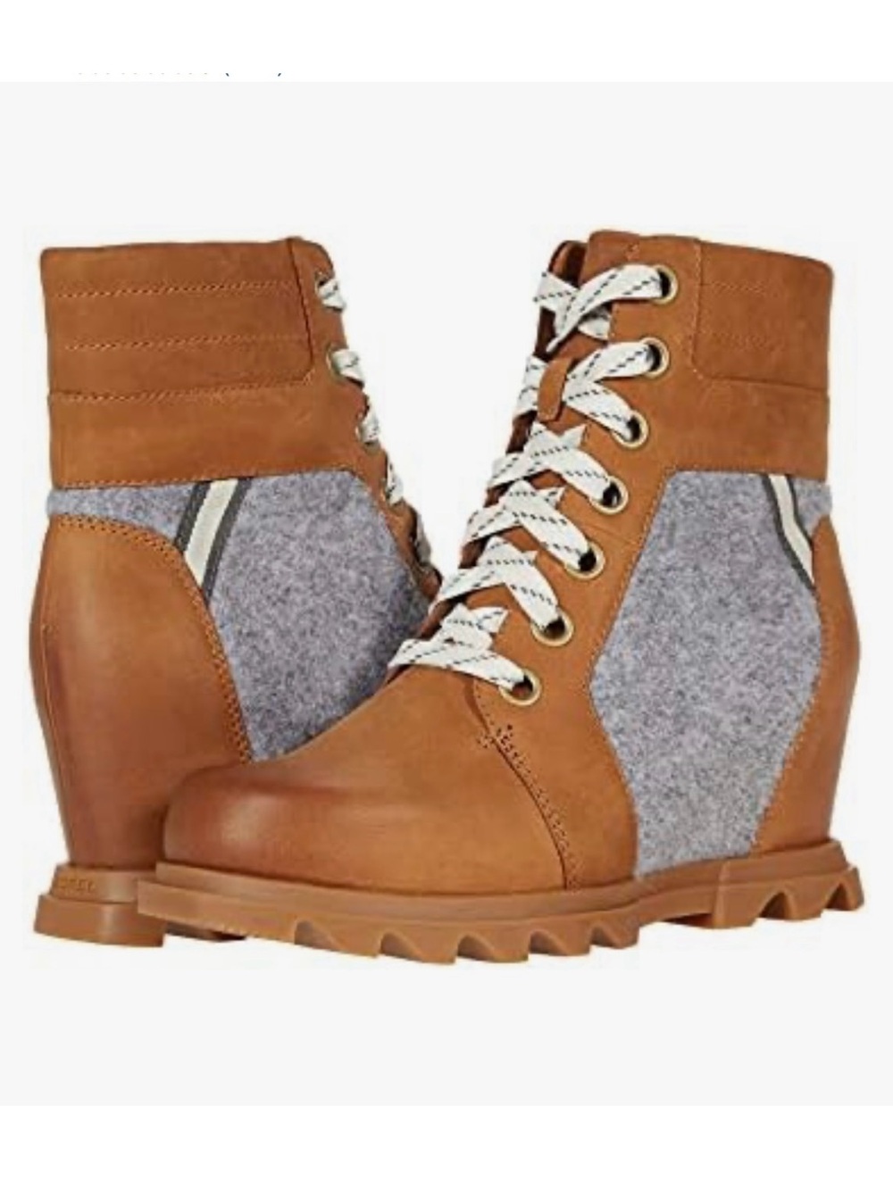 Sorel Jeanne d'Arctic Wedge III Lexie Boot 9 Camel Brown